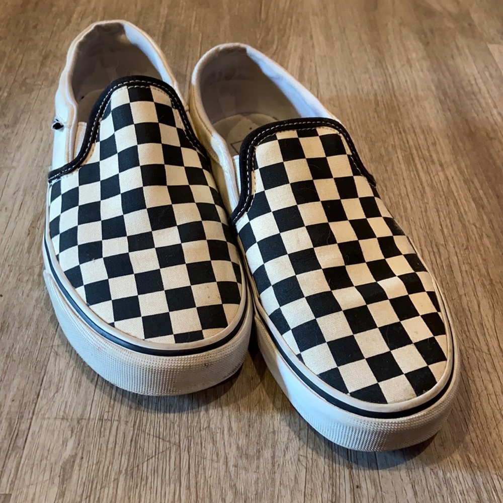 checkered vans